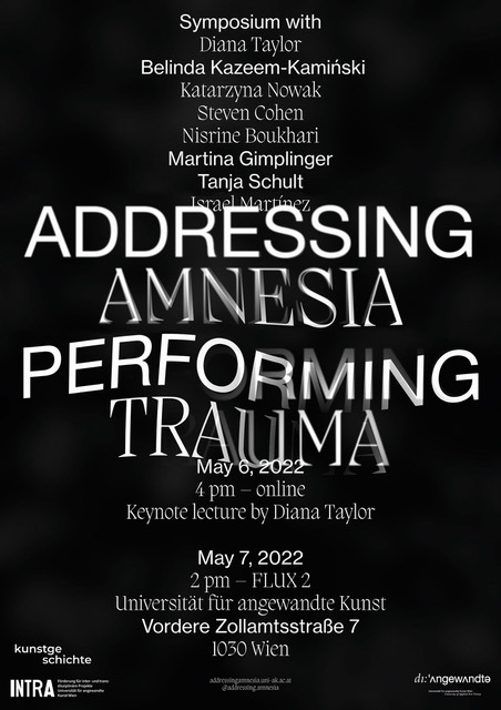 220406 Adressing Amnesia Performing Trauma web