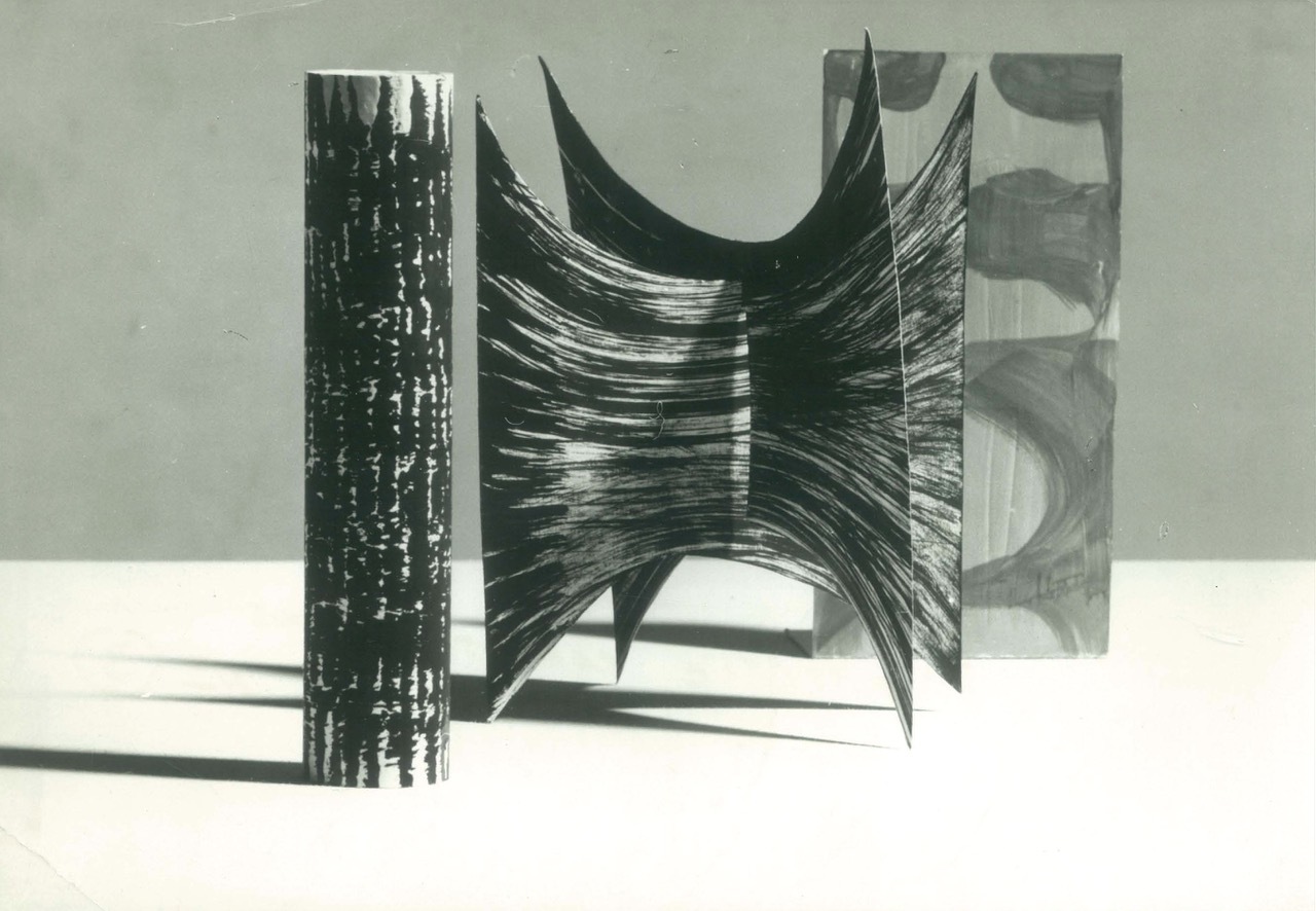 A paper model for Spatial Composition of a Widow c 1967 by Jagoda Buic Courtesy of the Dr Hans Wuttke Foundation  - Ivana Čuljak
