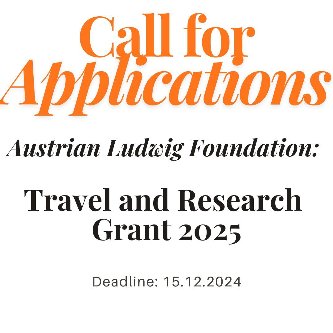 Österreichische Ludwig Stiftung Call for applications Travel and research grant 2025