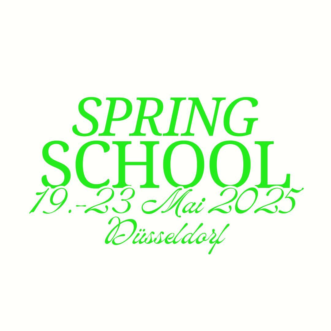 Spring School 2025 Düsseldorf