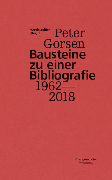 Bibliografie Gorsen